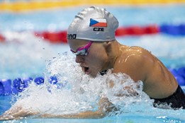 Plavkyně Kristýna Horská byla na ME v Kazani třikrát ve finále....