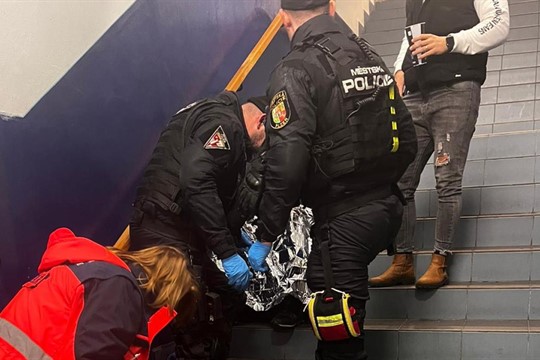 Dozvuky hokeje mezi Plzní a Kladnem: Sanitka pro zraněného seniora, rvačka fandů i pokuty pro řidiče