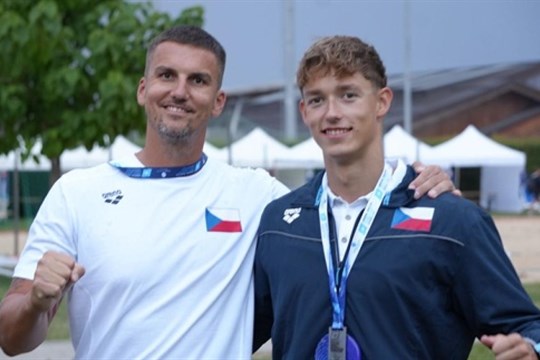 Stříbro z ME, bronz z mistrovství světa. Obou medailí si vážím stejně, říká plavec Jan Foltýn