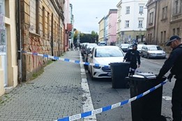 Kousek od tragédie. Spadlá omítka z domu ale naštěstí poškodila jen...