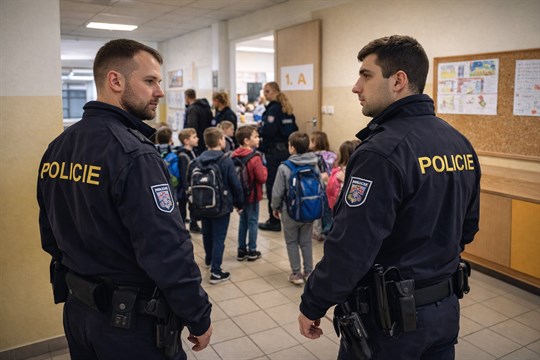 Kriminalisté odložili případ vyhrožování v litické škole. Trestný čin se nestal