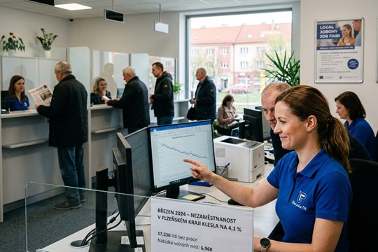 Nezaměstnaných v kraji ubylo, pomohl začátek sezónních prací